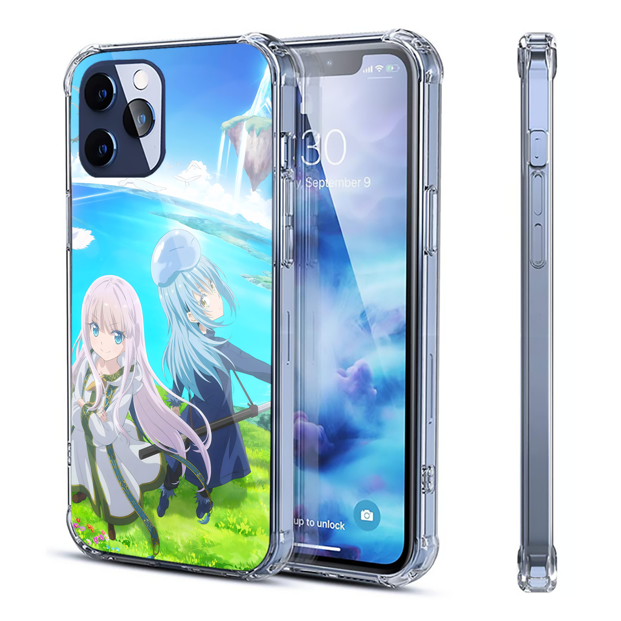 （画像用） 転スラ Regarding Reincarnated to Slime 【iPhone 12シリーズ対応】透明スマホケース（クリアソフトケース）
